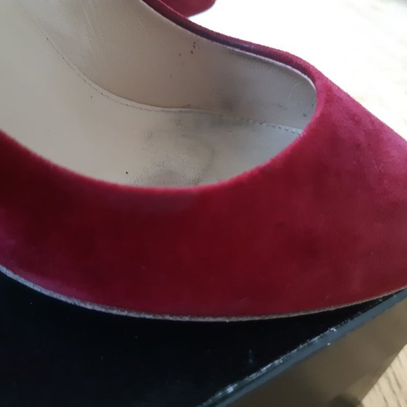 J Crew red suede pumps - Picture 8 of 13